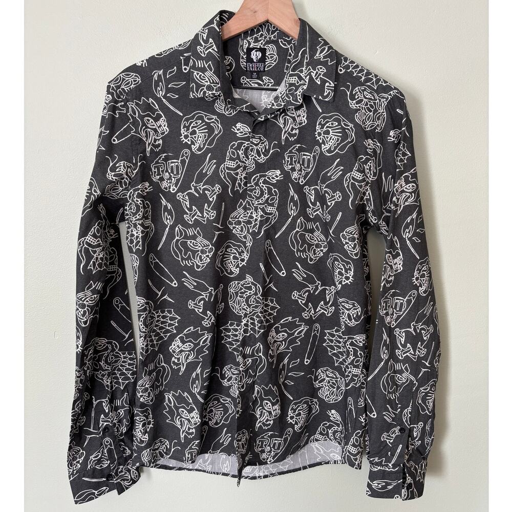 Twisted Tailor Decker Button Down Shirt Medium